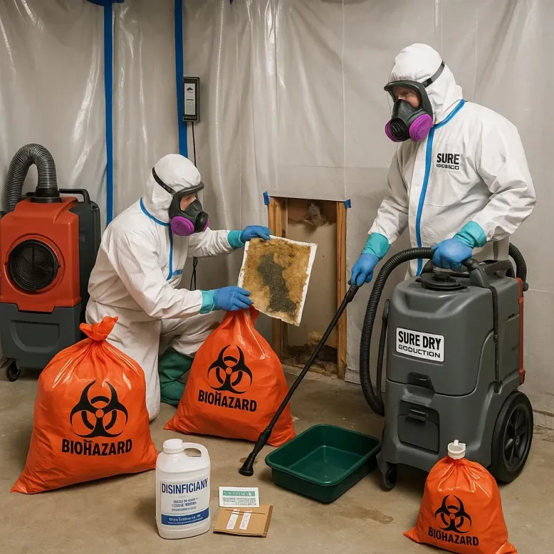 Contaminated Water Handling Protocols process in Ashley, ND